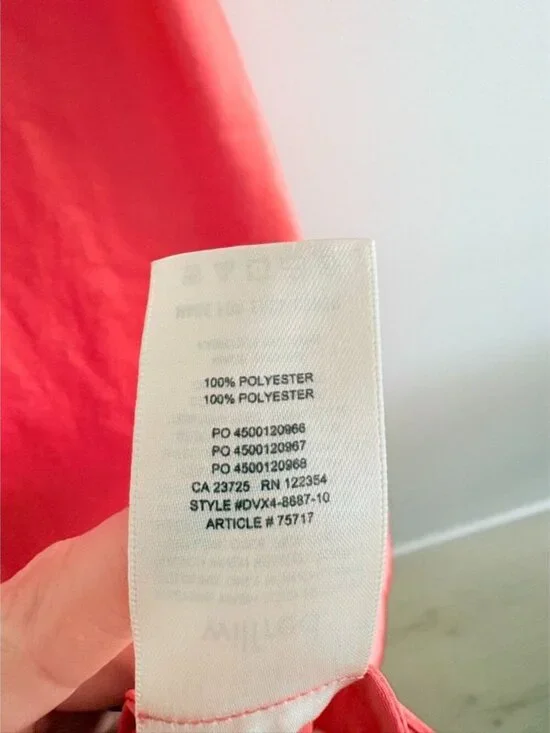 Aritzia Wilfred Only Satin Midi Slip Dress Coral Pink Size Medium - Picture 7 of 7